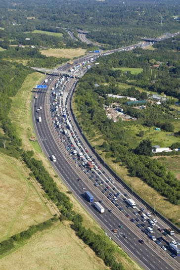 Figure 19. Photo of traffic congestion on Great Britain's M25.